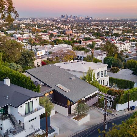 ロサンゼルス Kings Road West Hollywood Luxury Pool Views Firepit Modern Designヴィラ エクステリア 写真