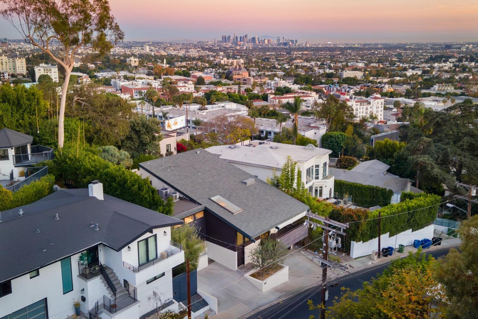 ロサンゼルス Kings Road West Hollywood Luxury Pool Views Firepit Modern Designヴィラ エクステリア 写真