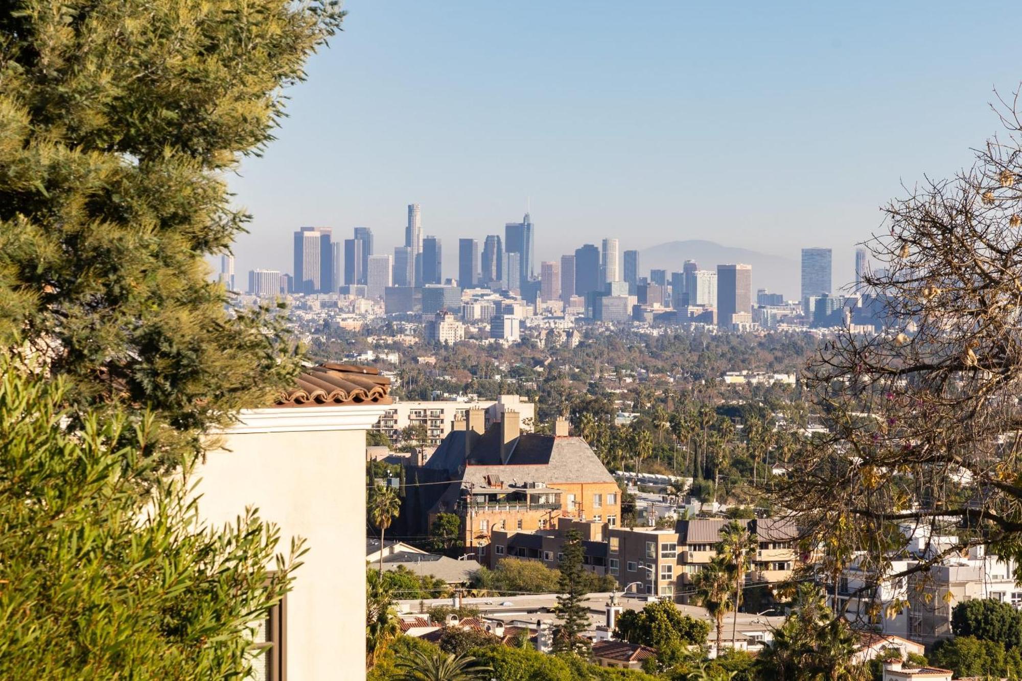 ロサンゼルス Kings Road West Hollywood Luxury Pool Views Firepit Modern Designヴィラ エクステリア 写真